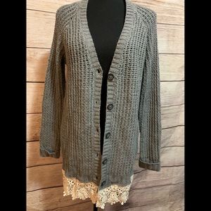 Forever 21 Lace Cardigan